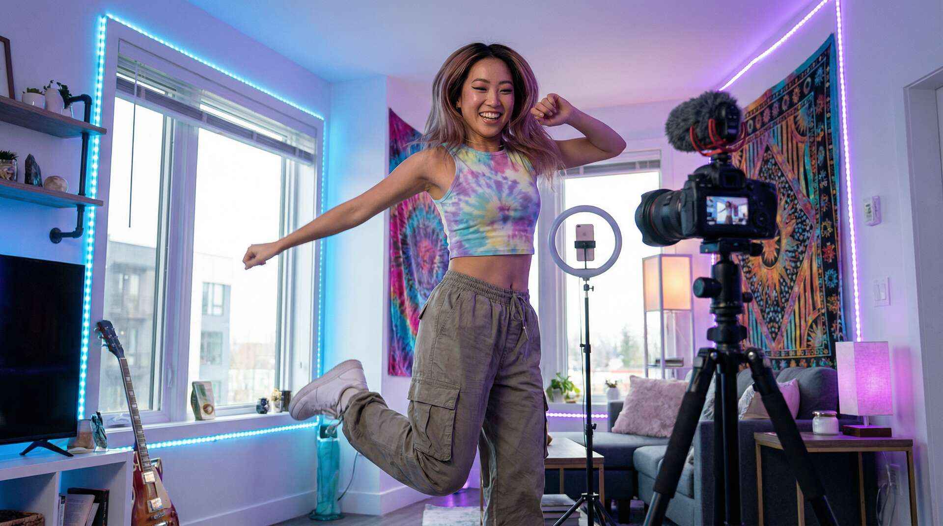 泡在我家的辣妹舞蹈视频